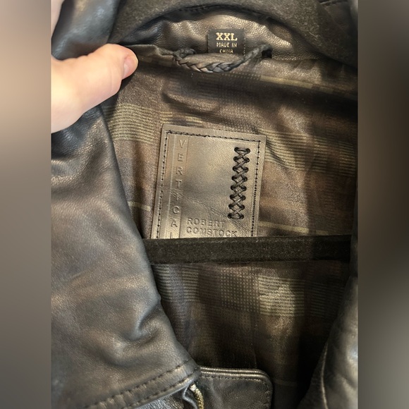 Robert Comstock Light Weight Leather Jacket XXL Men’s - Picture 8 of 15